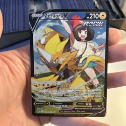 Pokemon TCG Zeraora V Swsh12: Silver Tempest Trainer Gallery TG16/TG30 Holo - Image 4