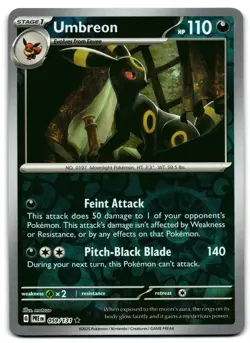 Umbreon 059/131 - 🌊 Prismatic Evolutions Pokemon TCG Reverse Holo 🖤 - LP - Image 1