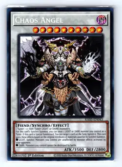 Chaos Angel (Secret Rare) RA05-EN043 Rarity Collection 5 Yu-Gi-Oh 1st Edition NM - Image 1