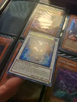 Yu-Gi-Oh 1st Edition Life Stream Dragon EXVC-EN038 Ultra Rare - Image 2
