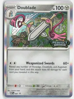 Doublade (Staff) MEP 067 - Perfect Order Prerelease Promo Stamped - Image 1