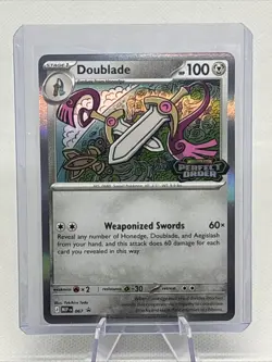 Doublade 067 Mega Evolution Perfect Order Stamp Black Star Promo Holo 2026 NM+ - Image 1