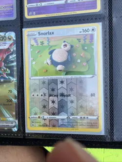 Pokemon TCG Snorlax 109/159 Crown Zenith Rare LP Reverse Holo Asako Ito Crochet - Image 1