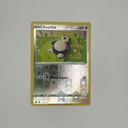 Pokemon TCG Snorlax Crown Zenith 109/159 Reverse Holo Rare LP - Image 1