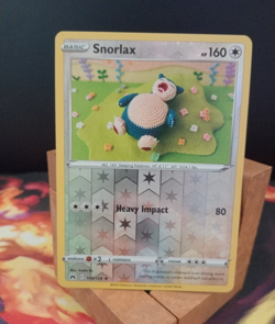 Pokemon TCG Snorlax 109/159 Crown Zenith Reverse Holo Rare English 2023 160 HP - Image 1