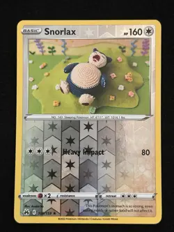 Pokemon TCG Snorlax Crown Zenith 109/159 Reverse Holo Rare - Image 1