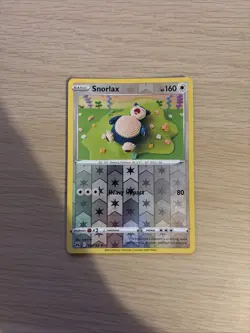 Pokemon TCG Snorlax Crown Zenith Reverse Holo Rare Card 109/159 - Image 1
