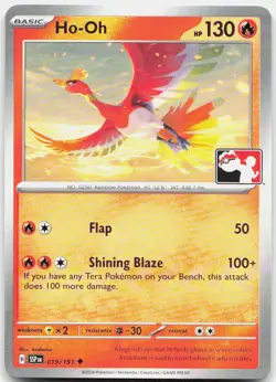 Ho-Oh 019/191 Uncommon Prize Pack Series Cards Pokemon Near Mint - Image 1