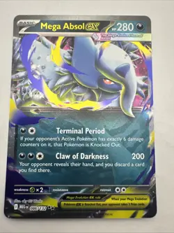 Pokemon TCG Mega Absol EX Double Rare Holo Card 086/132 Mega Evolution - Image 1