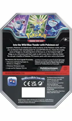 Pokemon TCG Dialga ex Tin Factory Sealed 4 Booster Packs Promo Card - Image 2