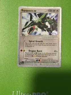 Rayquaza EX 97/97 Dragon Holo Card - Image 1