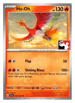 Ho-Oh 019/191 Uncommon Prize Pack Series Cards Pokemon TCG English Near Mint - Image 1