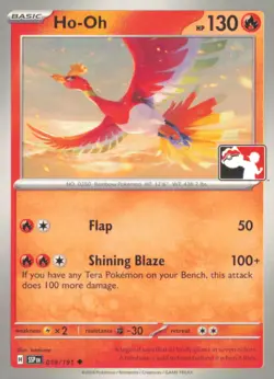 HO-OH 019/191 UNCOMMON PRIZE PACK SERIES CARDS POKEMON NEAR MINT - Image 1