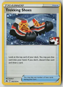 Pokemon TCG Prize Pack Series Cards #145/159 Trekking Shoes - Image 1