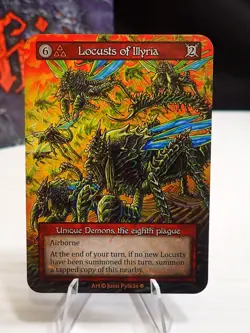 Locusts Of Illyria - TCG Sorcery Contested Realm, Gothic, Single Card, Unique NF - Image 1