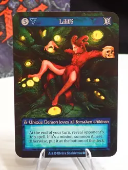 Lilith - TCG Sorcery Contested Realm, Gothic, Single Card, Unique NF - Image 1