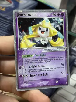 #2 Jirachi ex 94/100 EX Crystal Guardians 2006 Holo Rare Pokemon Card TCG - Image 4