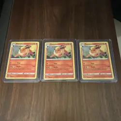 Flareon SWSH041 🌀FART SWIRL🌀Cosmos holo Sword & Shield Promo Card lot of 3 - Image 1