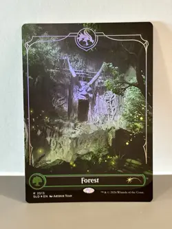 12x FOREST Secret Lair D&D Lands of Forgotten Realms - FOIL Full Art NM 2513 - Image 4
