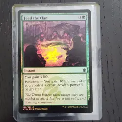 Feed the Clan #132 [Khans of Tarkir] MTG English *Foil *NM *Actual Pictures - Image 1