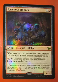 MTG, RAVENOUS ROBOTS, 0106, RARE, NM, TMT, FOIL FINISH - Image 1