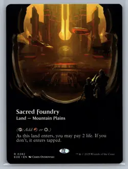 Edge of Eternities #282 Sacred Foundry (Borderless) - Image 1