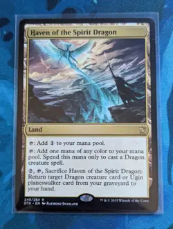 MTG Haven of the Spirit Dragon - NM - DTK - Image 1