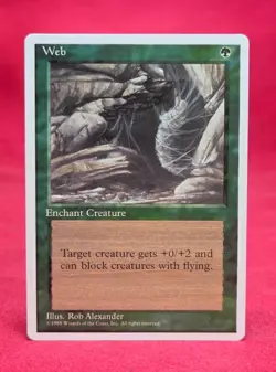 Web Alternate Fourth 4th Edition English - Magic The Gathering MTG 1995 - NM - Image 1