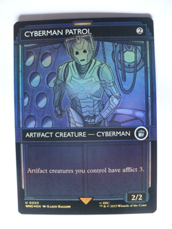 Dr Who Magic The Gathering SHOWCASE Foil Cyberman Patrol 0550 - Image 1
