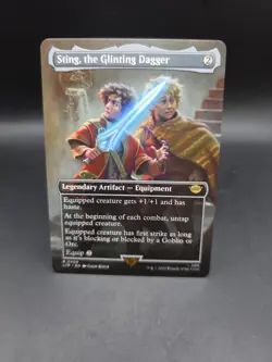 Sting, the Glinting Dagger LTR 409 Borderless Lord of the Rings LOTR MTG Regular - Image 1