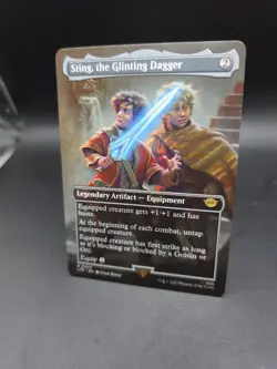 Sting, the Glinting Dagger LTR 409 Borderless Lord of the Rings LOTR MTG Regular - Image 3