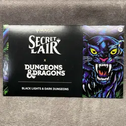 MTG Secret Lair x Dungeons & Dragons Black Lights & Dark Dungeons Non-Foil SLD N - Image 1