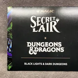 MTG Secret Lair x Dungeons & Dragons Black Lights & Dark Dungeons Non-Foil SLD N - Image 2