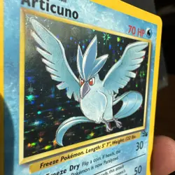 Articuno 2/62 Holo Rare Fossil Pokemon Card WOTC Vintage 1999 LP - Image 5