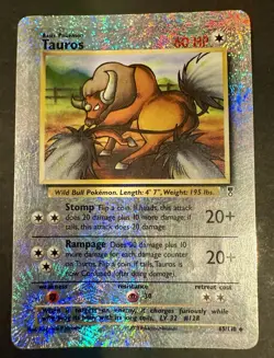 POKEMON TAUROS LEGENDARY COLLECTION 65/110 REVERSE HOLO - Image 1