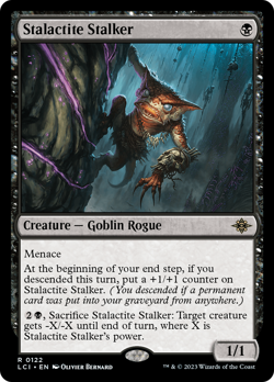 x1 Stalactite Stalker LCI MTG 122 RARE M/NM 1x - Image 1