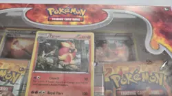 Pokemon XY Flashfire Sealed Pyroar Collection Box 3 Boosters + 3 Holo Foils 2014 - Image 3