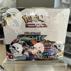 Pokemon cosmic eclipse booster box factory sealed 36 TCG Sun & Moon - Image 1