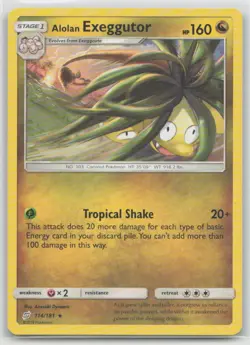 Alolan Exeggutor 114/181 Rare Team Up Pokemon Lightly Played - Image 1