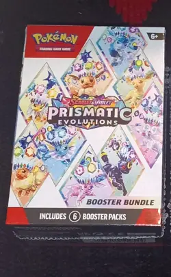 Pokemon TCG Scarlet & Violet Prismatic Evolutions Booster Bundle Box - Image 1