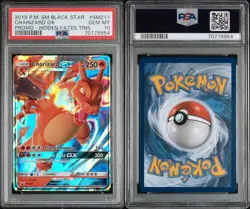 Pokemon TCG Charizard GX Black Star Promo SM211 PSA 10 Gem Mint Hidden Fates - Image 2