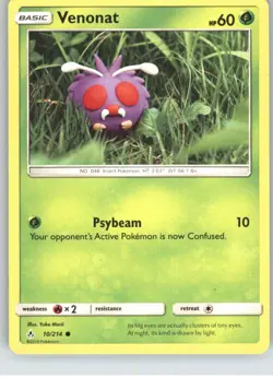 Venonat 10/214 Common Unbroken Bonds Pokemon Near Mint - Image 1