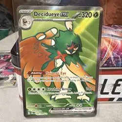 The Pokemon Company Decidueye ex 100/088 PAR Full Art Holo Ultra Rare HP320 - Image 1