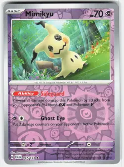 Mimikyu 097/193 Rare Paldea Evolved Pokemon Reverse Holo Near Mint - Image 1