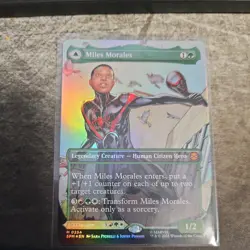 Miles Morales - Ultimate Spider-Man Borderless FOIL 0234 MTG SPM Nm/M - Image 1