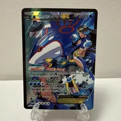 NM/LP Pokemon Team Aqua's Kyogre EX 6/34 Double Crisis Ultra Rare Holo - Image 2