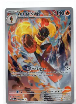 Pokemon TCG Pitch Black Armarouge 086/084 Illustration Rare NM ME:05 PBL - Image 1