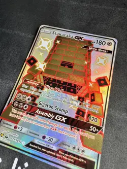 STAKATAKA GX SV74/SV94 SHINY GX RARE HIDDEN FATES SHINY VAULT POKEMON - Image 2