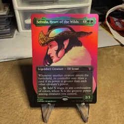 Magic the Gathering Selvala, Heart of the Wilds Borderless CM Foil - Image 1