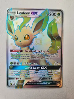 Pokemon TCG: Leafeon GX SV46/SV94 Hidden Fates: Shiny Vault Holo - NM+ - Image 1